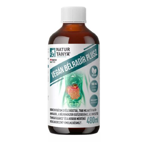Natur Tanya® Vegán Bélradír plusz 480ml a bélrendszer egészségéhez