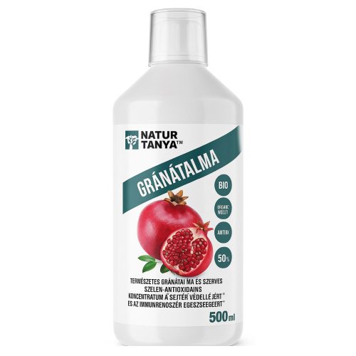 Natur Tanya® Gránátalma ital 500ml koncentrátum és kivonat szelénnel