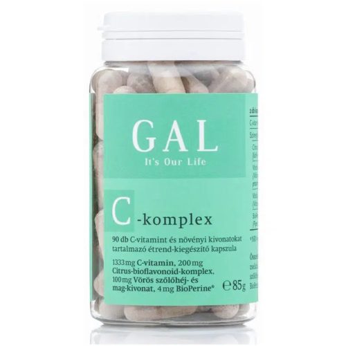 GAL C-komplex 90 db kapszula ÚJ 665,5mg C-vitamin 1 kapszulában