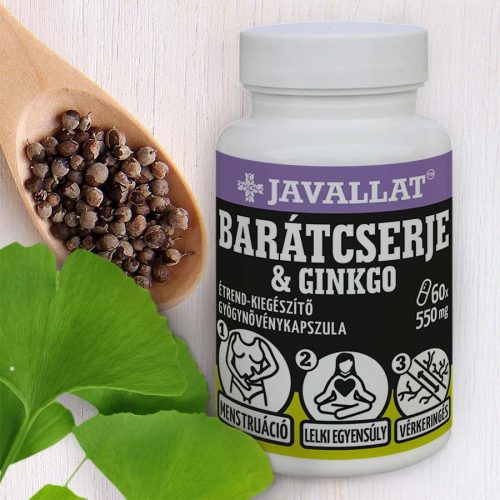 JAVALLAT Barátcserje és Ginkgo kapszula 60 db 