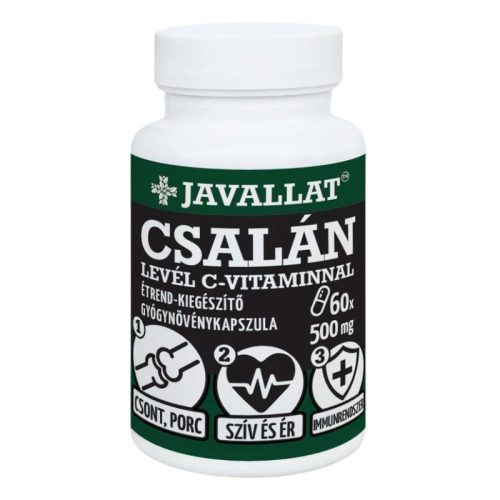 JAVALLAT Csalánlevél C-vitaminnal kapszula 60 db
