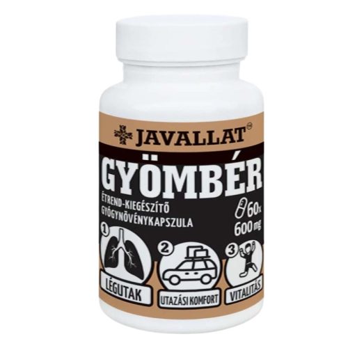 JAVALLAT Gyömbér kapszula 60 db