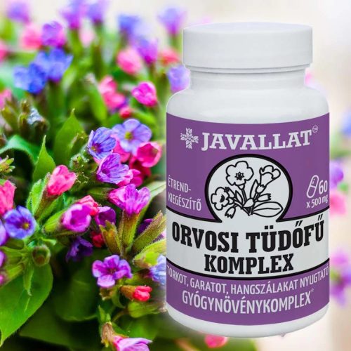 JAVALLAT Orvosi Tüdőfű Komplex kapszula 60 db 