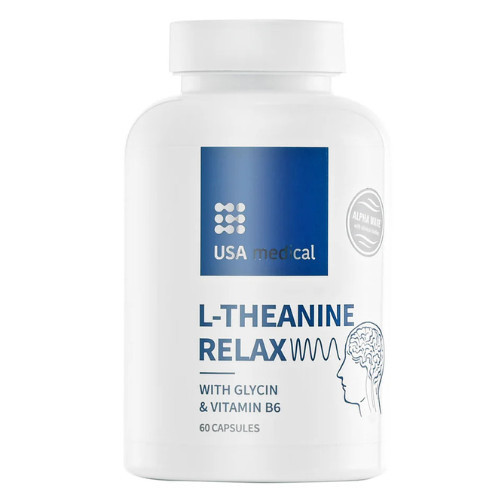 USA medical RELAX kapszula AlphaWave® L-theanine-nel és glicinnel 60 db