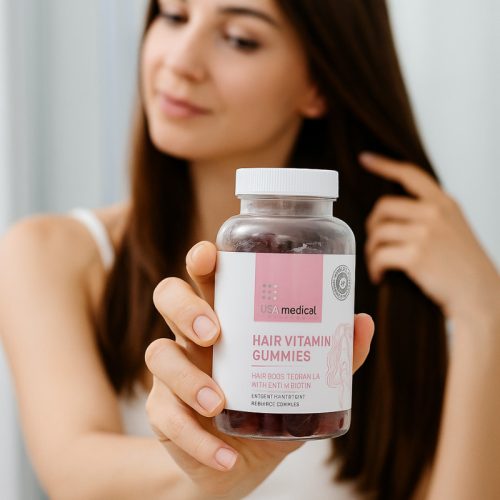 USA medical  Haj gumi-vitamin biotinnal 60 db