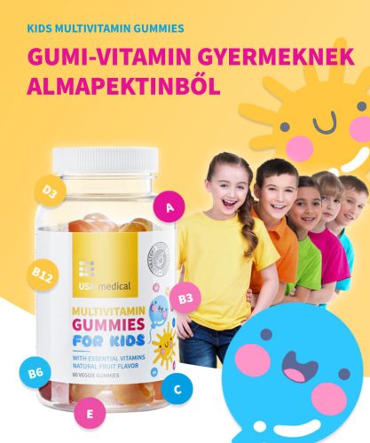 USA medical Multi Gumivitamin Gyerekeknek 60 db