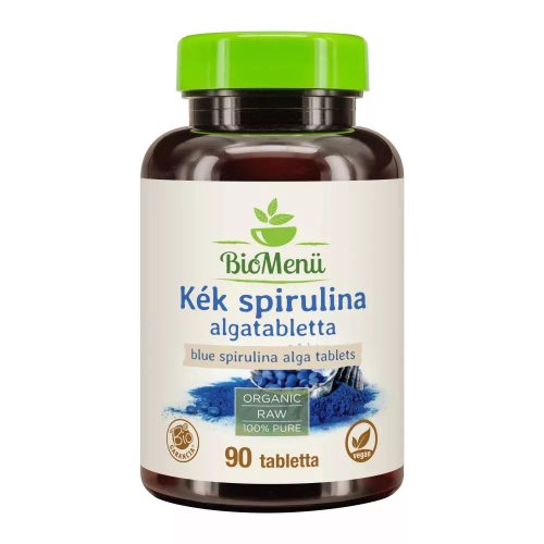 BioMenü BIO Kék spirulina alga 90db tabletta