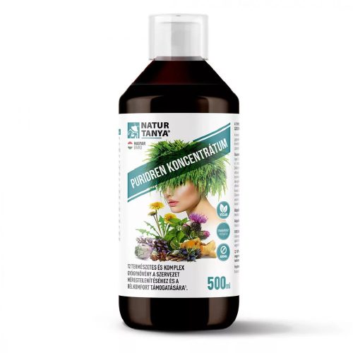Natur Tanya® Puriden koncentrátum 500ml a szervezet méregtelenítéséhez