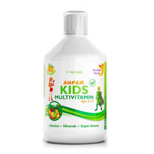 Swedish Nutra Super Kids folyékony multivitamin gyerekeknek 500ml