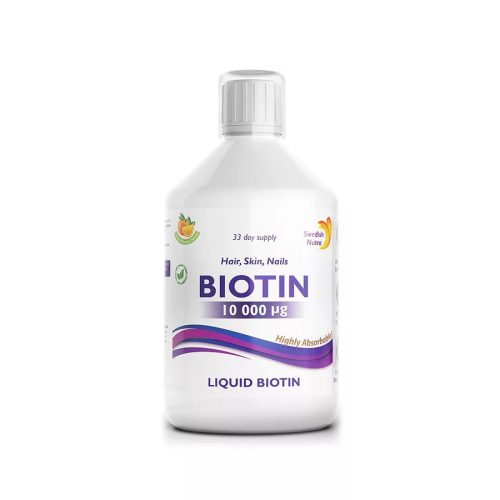 Swedish Nutra Biotin 10000 folyékony vitamin 500ml
